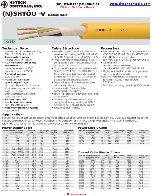 Trailing Cable