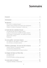 Table des matieres - Editions Ecole Polytechnique