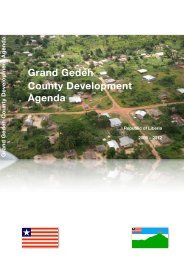 Grand Gedeh County Development Agenda - Ministry of Internal ...