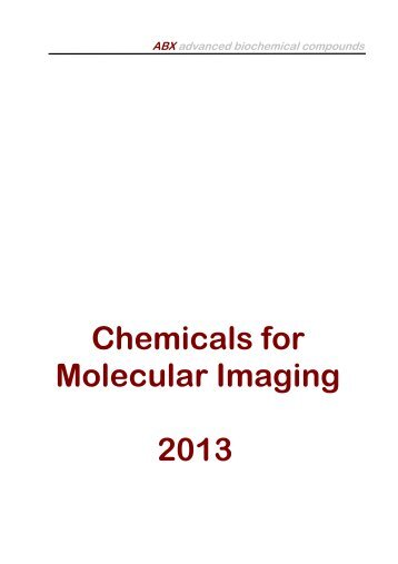 Chemicals for Molecular Imaging - ABX advanced biochemical ...