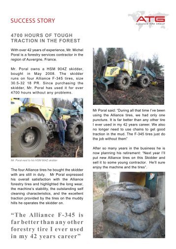 âThe Alliance F-345 is far better than any other forestry tire I ever ...