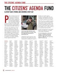 THE CITIZENS' AGENDA FUND - The Council of Canadians