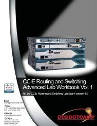 CCIE Routing and Switching Advanced Lab Workbook Questions