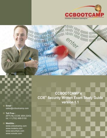 CCBOOTCAMP’s CCIE Security Written Exam Study Guide version 1.1