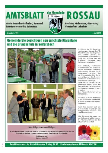 AMTSBLATT - Gemeinde Rossau