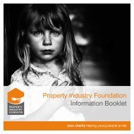 Property Industry Foundation Information Booklet