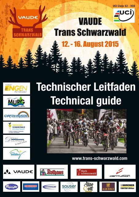 VAUDE Trans Schwarzwald 2015: Technischer Leitfaden / Technical Guide