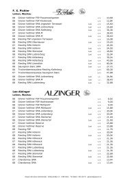 F. X. Pichler Leo Alzinger - Gawein Bruckner Weinhandel