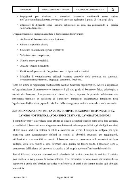 SEDE LEGALE: VIA DEI SERVI, 21 41121 MODENA - A. Venturi