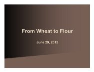 From Wheat to Flour