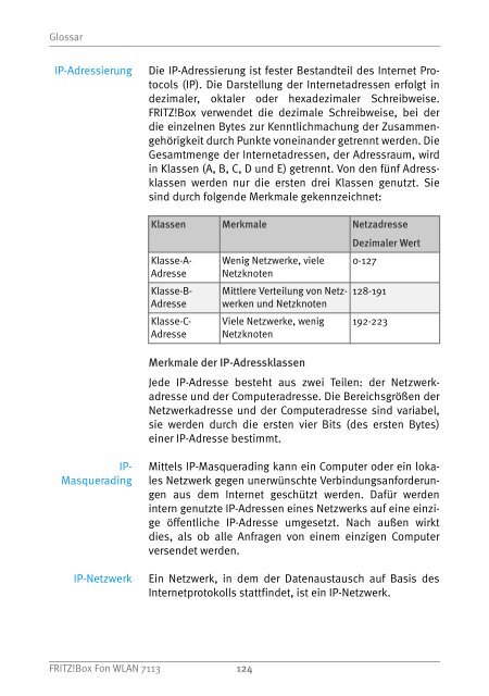 Handbuch FRITZ!Box Fon WLAN 7113 - AVM