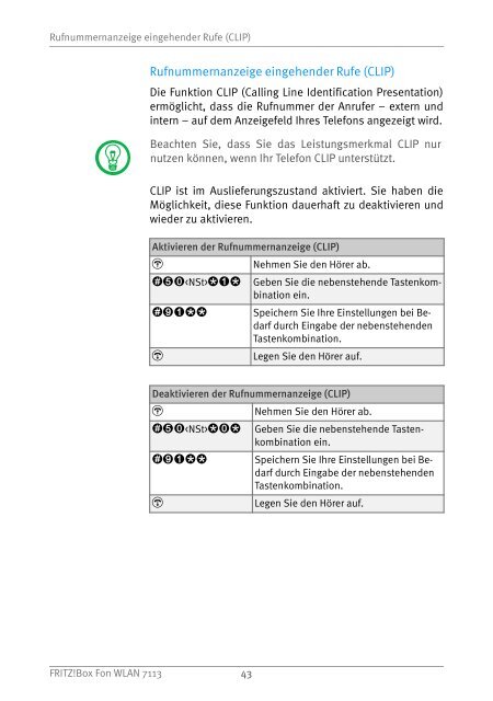 Handbuch FRITZ!Box Fon WLAN 7113 - AVM