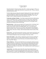 CA Parents Meeting 4-12-11-final for newsletter - Concord Academy