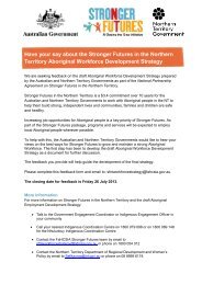 Feedback form for draft Aboriginal Workforce ... - Ninti One