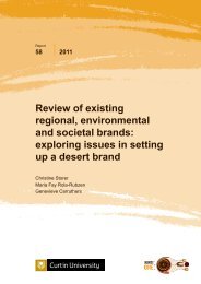 exploring issues in setting up a desert brand - Ninti One