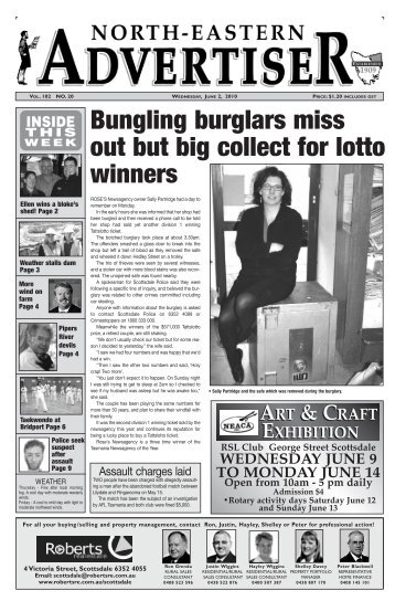 Bungling burglars miss out but big collect for lotto winners