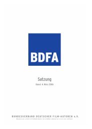 BDFA-Satzung Stand 03/2006