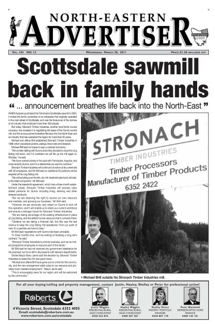 Scottsdale sawmill back in family hands