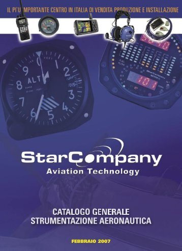 CATALOGO GENERALE STRUMENTAZIONE AERONAUTICA