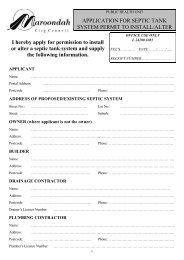 APPLICATION FOR SEPTIC TANK SYSTEM PERMIT TO INSTALL ...