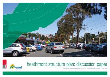 heathmont structure plan discussion paper