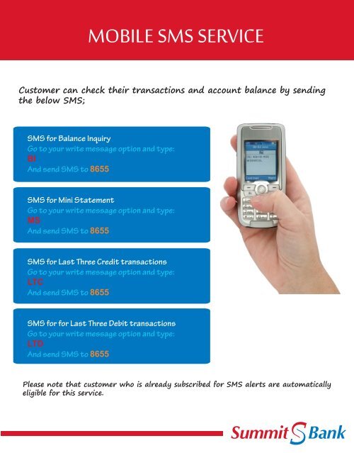 MOBILE SMS SERVICE