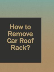 How to Remove Car Roof Rack.pdf