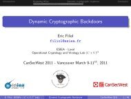 Dynamic Cryptographic Backdoors