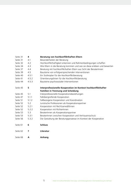 Arbeit mit hochkonflikthaften Trennungs- und Scheidungsfamilien ...