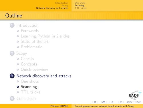 Packet generation and network based attacks with Scapy - SecDev.org