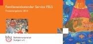 Familienentlastender Service FELS - Behindertenzentrum Stuttgart ...