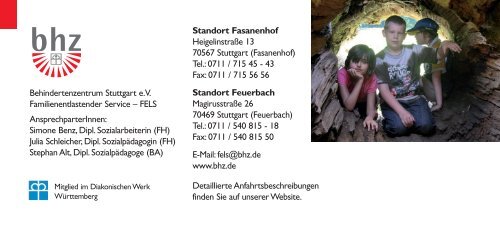 Familienentlastender Service FELS - Behindertenzentrum Stuttgart ...