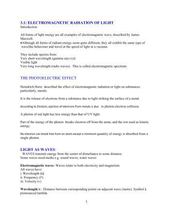 Printables Electromagnetic Waves Worksheet light waves worksheet davezan 1 electromagnetic radiation is known my ccsd