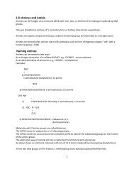 1.8 Amines and Amide Naming Amines