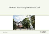 THONET Nachhaltigkeitsbericht 2011