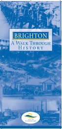 Brighton A Walk Through History Brochure - City of Holdfast Bay