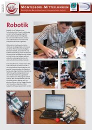 Robotik - Bischöfliche Maria-Montessori-Gesamtschule Krefeld