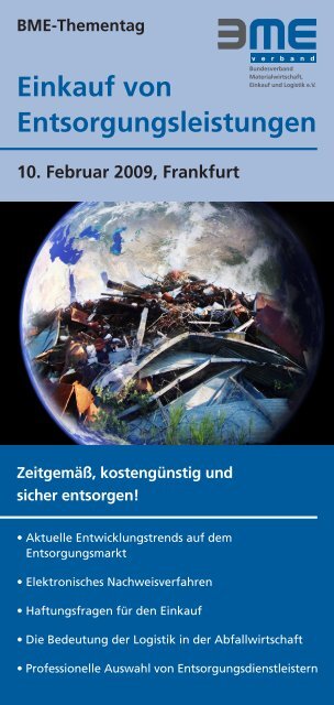 Einkauf von Entsorgungsleistungen - BME