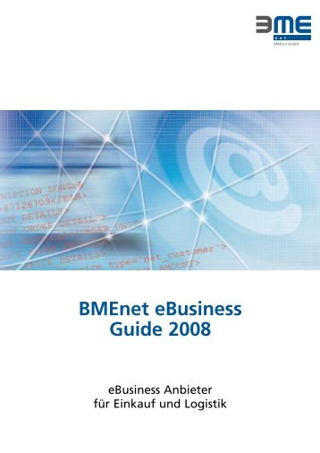 BMEnet eBusiness Guide 2008