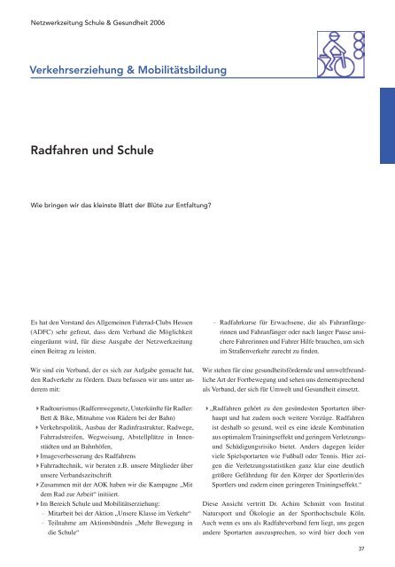 Verkehrserziehung & Mobilitätsbildung