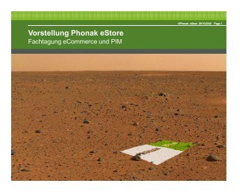 Vorstellung Phonak eStore