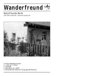 Wanderfreund - Naturfreunde Berlin eV