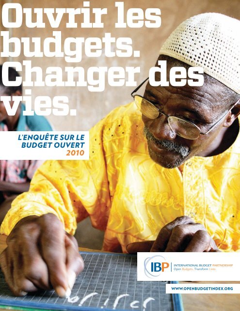 l'enquête sur le budget ouvert 2010 - International Budget Partnership