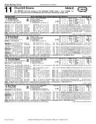 (5/7/2011) 11 Churchill Downs - Daily Racing Form