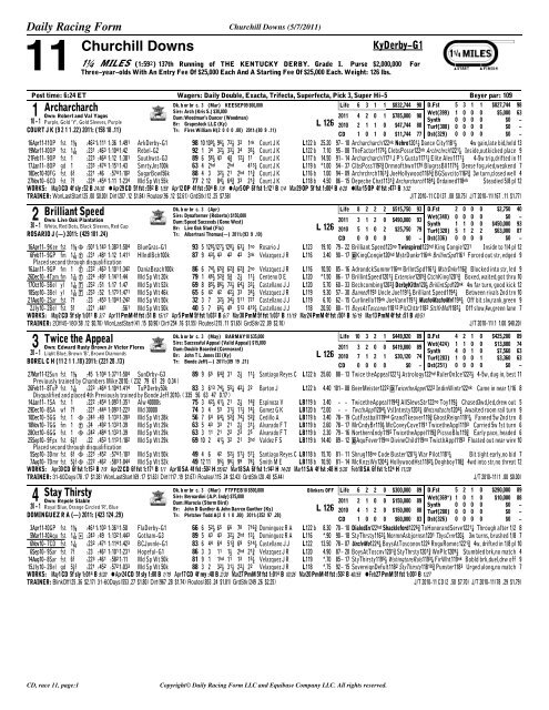 Kentucky Derby 2023 Racing Form Pdf Printable Forms Free Online Kentucky Derby 2023 Racing Form Pdf Printable Forms Free Online