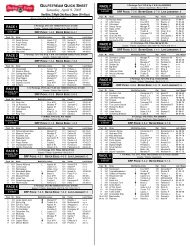 GULFSTREAM QUICK SHEET