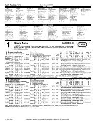 1 Santa Anita - Daily Racing Form