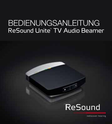 BEDIENUNGSANLEITUNG - ReSound