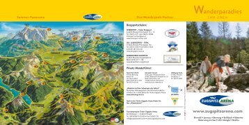 Ihre Wanderprofi-Partner Sommer-Panorama - Tiroler Zugspitz Arena
