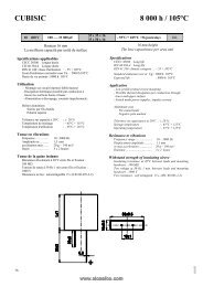 CUBISIC 8 000 h / 105°C